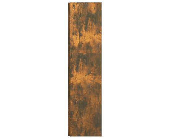 Dulap colțar, stejar fumuriu, 33x33x132 cm, lemn prelucrat, 4 image