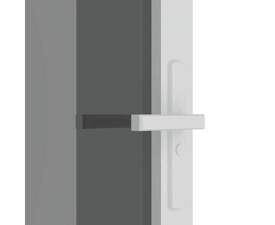 Ușă de interior, 102,5x201,5 cm, alb, sticlă esg și aluminiu, 5 image