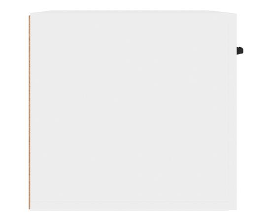 Dulap de perete, alb extralucios, 80x35x36,5 cm, lemn compozit, 7 image