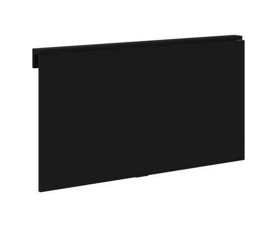 Masă de perete pliantă, negru, 100x60x56 cm, lemn compozit, 5 image