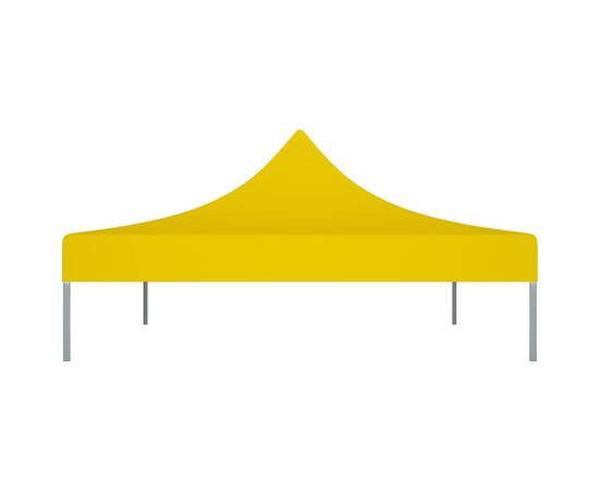 Acoperiș pentru cort de petrecere, galben, 4 x 3 m, 270 g/m², 4 image