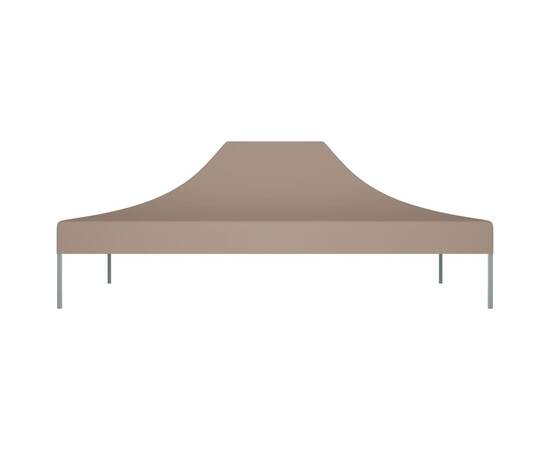 Acoperiș pentru cort de petrecere, gri taupe, 4 x 3 m, 270 g/m², 3 image