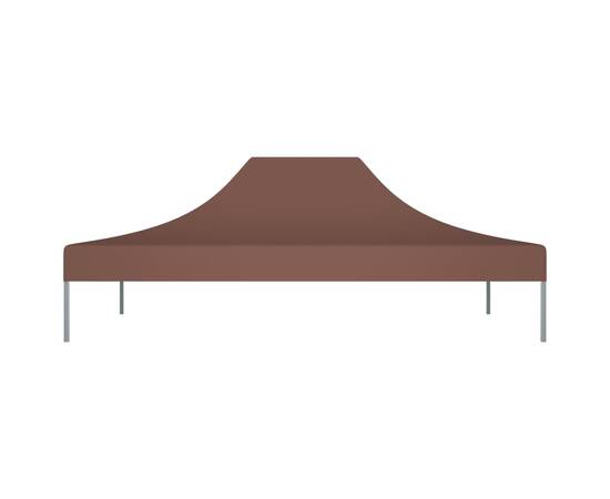 Acoperiș pentru cort de petrecere, maro, 4 x 3 m, 270 g/m², 3 image