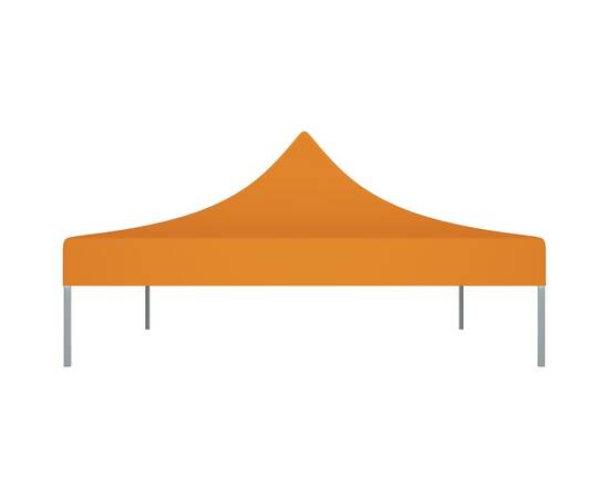 Acoperiș pentru cort de petrecere, portocaliu 4 x 3 m, 270 g/m², 4 image