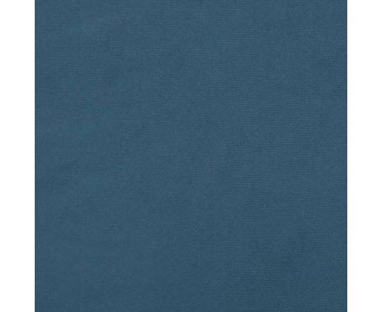 Tăblii de pat, 2 buc, albastru închis, 90x5x78/88 cm, catifea, 7 image