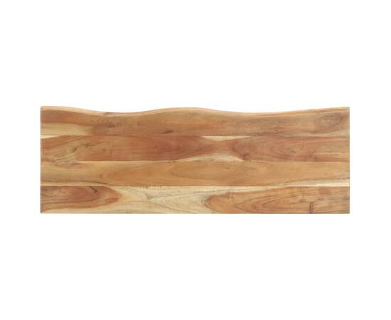 Cuier cu margine naturală, 100x35x22 cm, lemn masiv de acacia, 5 image