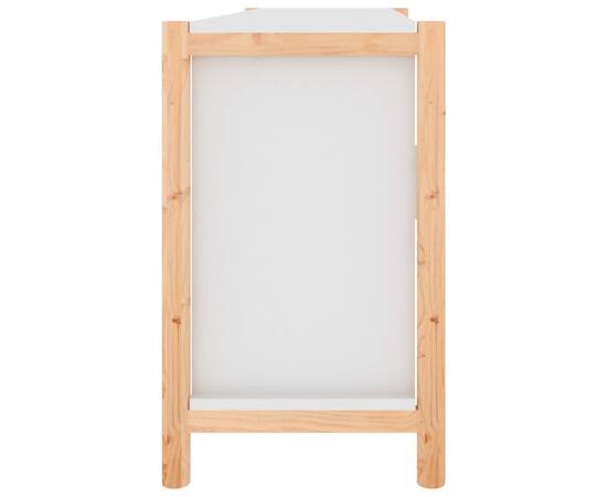 Servantă, alb, 107x38x60 cm, lemn prelucrat, 7 image