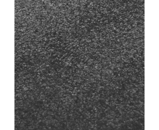 Covoraș de ușă lavabil negru 60x180 cm, 2 image