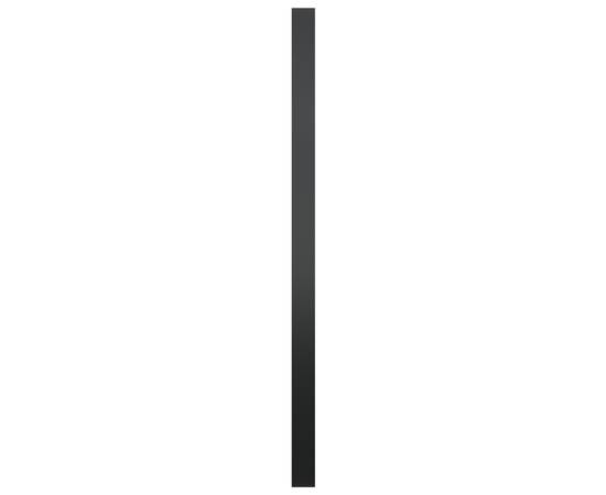 Oglindă de perete, negru, 60 cm, 4 image