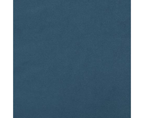 Tăblie de pat, albastru închis, 80x7x78/88 cm, catifea, 7 image