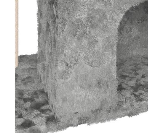 Ansamblu pisici, stâlpi din funie sisal, gri deschis, 51 cm, 6 image