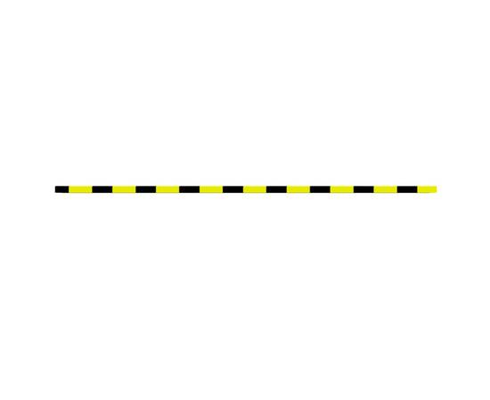 Protecție de colț, galben și negru, 6x2x101,5 cm, pu, 3 image