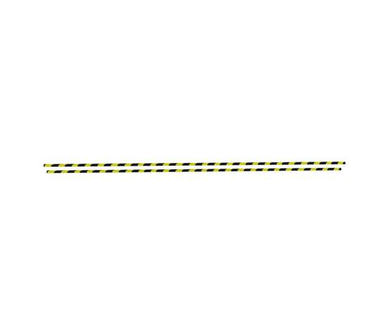 Protecții de colț, 2 buc., galben și negru, 4x3x100 cm, pu, 3 image