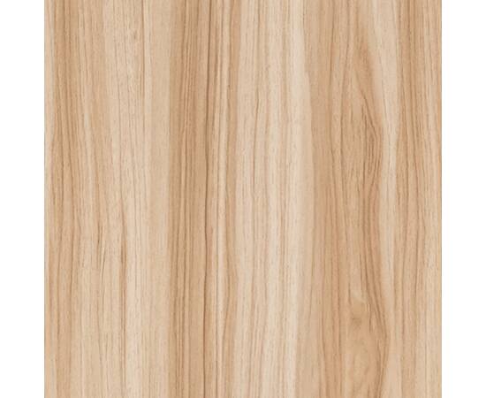 Servantă, maro, 60x30x70 cm, lemn masiv pin și ratan natural, 8 image