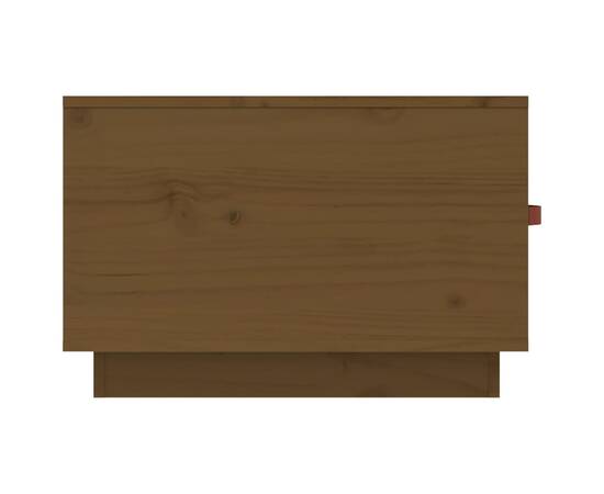 Măsuță de cafea, maro miere, 60x53x35 cm, lemn masiv de pin, 8 image