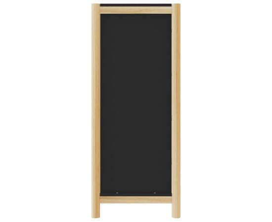 Dulap înalt, negru, 42x38x90 cm, lemn prelucrat, 6 image
