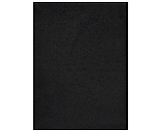 Covoraș de ușă, negru, 60x80 cm