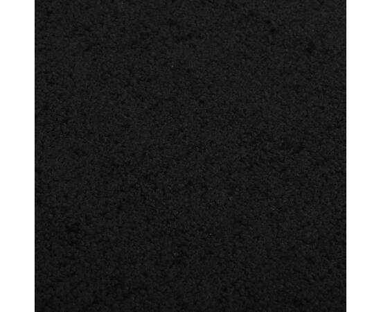 Covoraș de ușă, negru, 60x80 cm, 2 image