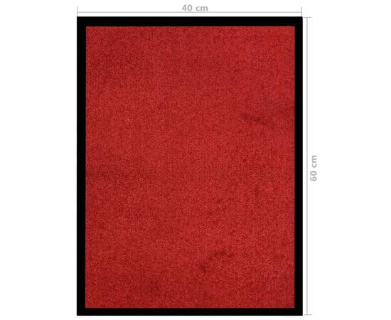 Covoraș intrare, roșu, 40x60 cm, 6 image
