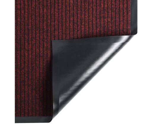 Covoraș intrare, roșu cu dungi, 40x60 cm, 5 image
