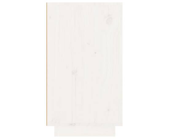 Dulap de vinuri, alb, 23x34x61 cm, lemn masiv de pin, 6 image