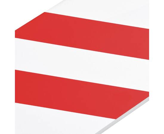 Protecții de perete, 6 buc., roșu și alb, 50x20x2 cm, spumă eva, 8 image