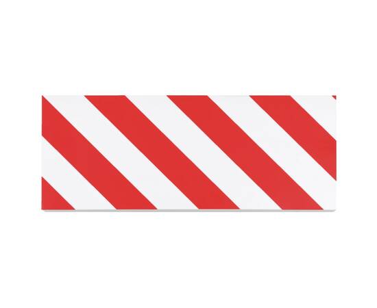 Protecții de perete, 6 buc., roșu și alb, 50x20x2 cm, spumă eva, 4 image