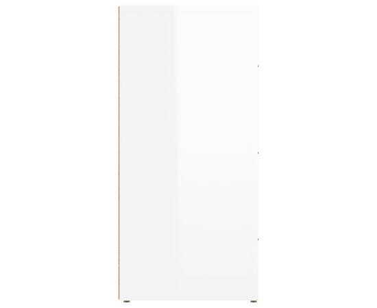 Servantă, alb extralucios, 40x33x70 cm, lemn prelucrat, 5 image
