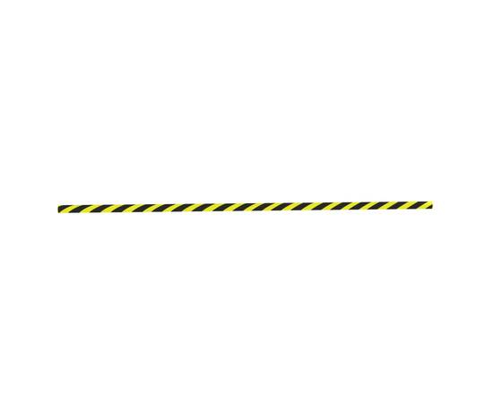 Protecție de colț, galben și negru, 4x4x104 cm, pu, 3 image