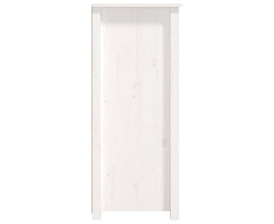 Servantă, alb, 83x41,5x100 cm, lemn masiv de pin, 7 image