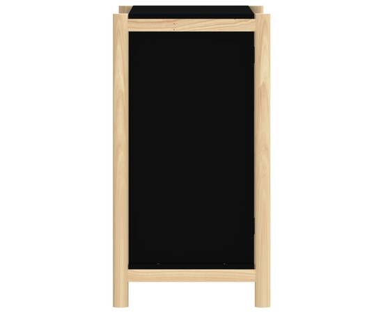 Servantă, negru, 62x38x70 cm, lemn prelucrat, 6 image