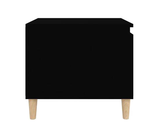 Măsuță de cafea, negru, 100x50x45 cm, lemn prelucrat, 7 image