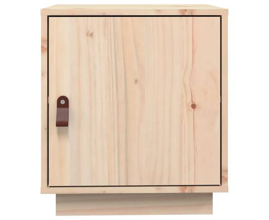 Noptiere, 2 buc., 40x34x45 cm, lemn masiv de pin, 6 image