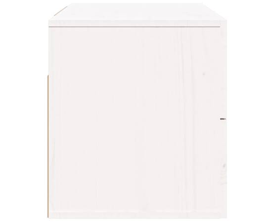 Noptiere de perete, 2 buc., alb, 50x36x40 cm, 7 image