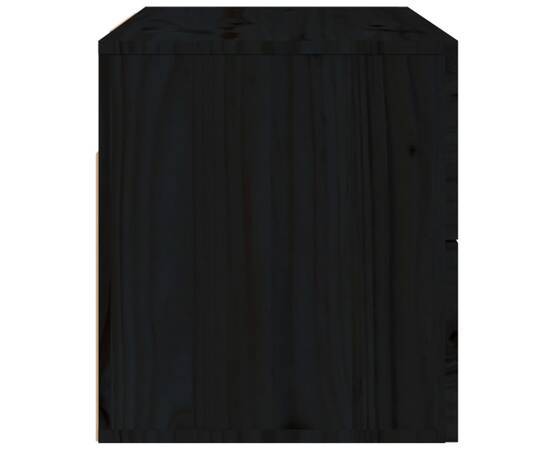 Noptiere de perete, 2 buc., negru, 50x36x40 cm, 7 image