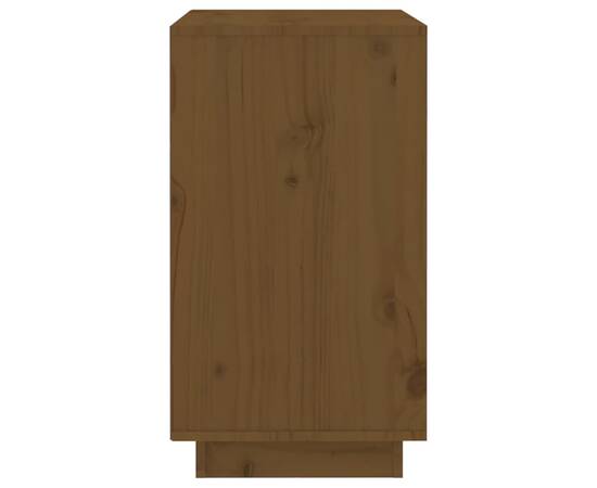 Dulap de vinuri, maro miere, 55,5x34x61 cm, lemn masiv de pin, 6 image