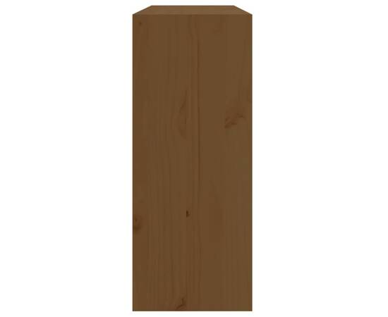 Dulap de vinuri, maro miere, 62x25x62 cm, lemn masiv de pin, 6 image