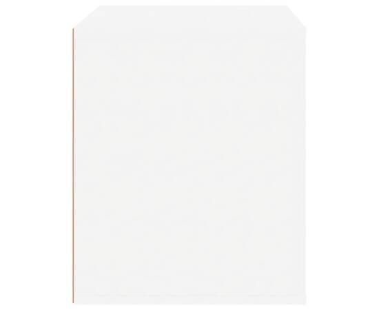 Noptieră, alb extralucios, 50x39x47 cm, 7 image