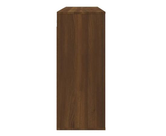 Dulap de perete, stejar maro,80x33x80 cm, lemn prelucrat, 5 image