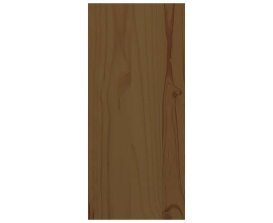 Dulap de vinuri, maro miere, 56x25x56 cm, lemn masiv de pin, 6 image