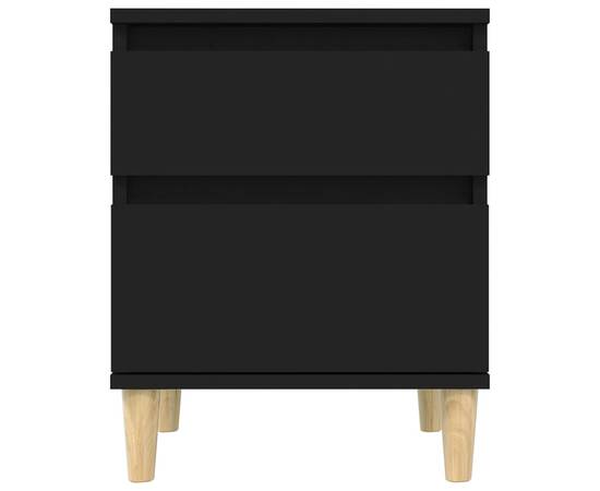 Noptiere, negru, 40x35x50 cm, 5 image