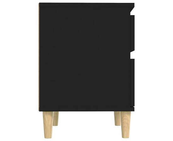 Noptiere, negru, 40x35x50 cm, 6 image