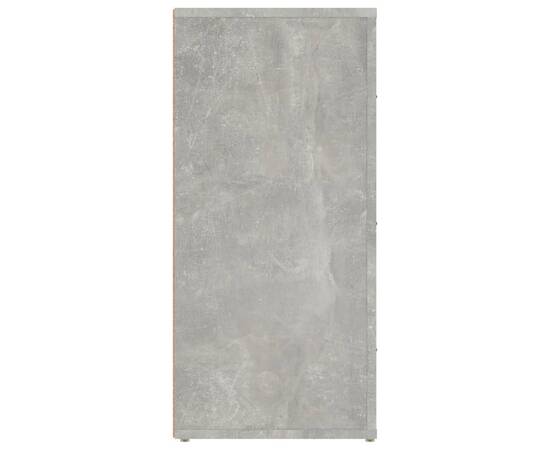Servantă, gri beton, 40x33x70 cm, lemn prelucrat, 5 image