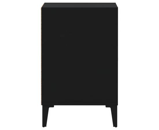 Comodă tv, negru, 100x35x55 cm, lemn prelucrat, 7 image