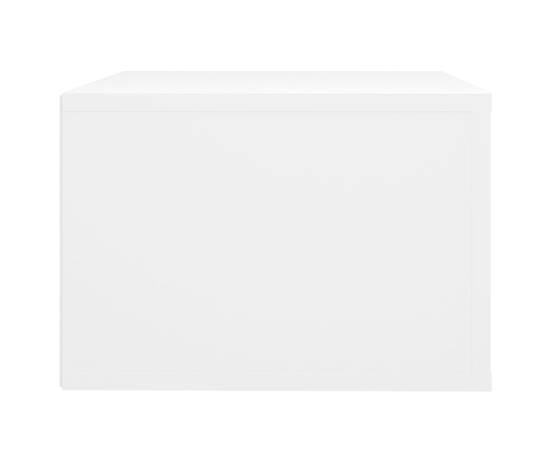 Noptiere de perete, 2 buc., alb, 50x36x25 cm, 9 image