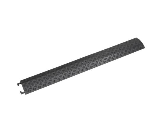 Rampe de protecție pentru cablu, 2 buc., negru, 98,5 cm, 2 image