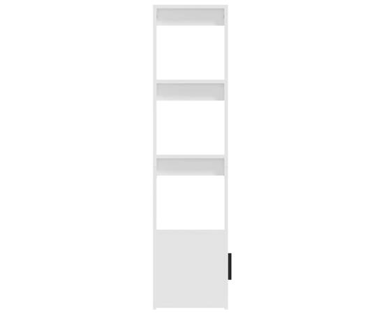 Servantă, alb, 80x30x119,5 cm, lemn prelucrat, 8 image