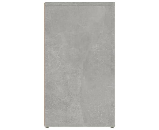 Servantă, gri beton, 80x30x54 cm, lemn prelucrat, 6 image