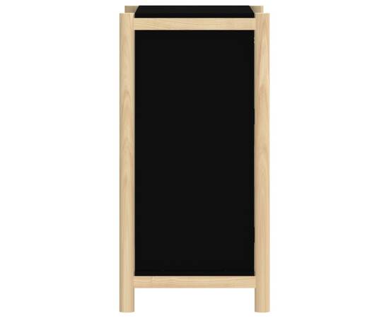 Servantă, negru, 62x38x75 cm, lemn prelucrat, 6 image
